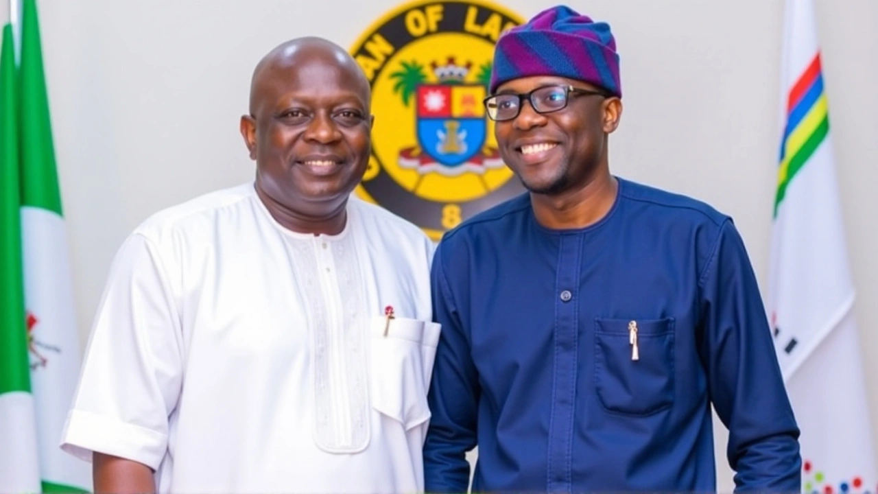 Ambode and Sanwo-Olu Meet to Chart Lagos' Development Path